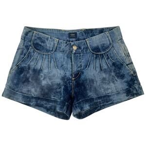 Citizens of Humanity Denim Shorts Acid Wash Low Rise Cuffed Festival Y2K - 27